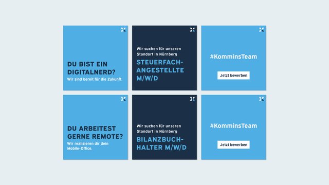 Motive, die Teil der Employer Kampagne auf LinkedIn sind, sprechen potenzielle Bewerber an