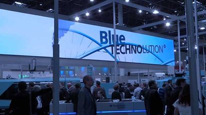 Blick auf den Messestand