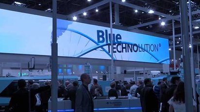Blick auf den Messestand