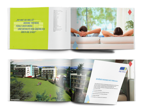 Blick in die Broschüre des Projekts PAN-Mitte