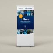 Roll-Up mit dem Keyvisual von Filtura