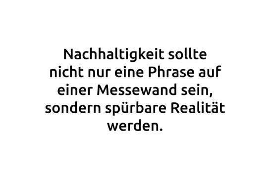 Nachhaltigkeit wird Realität