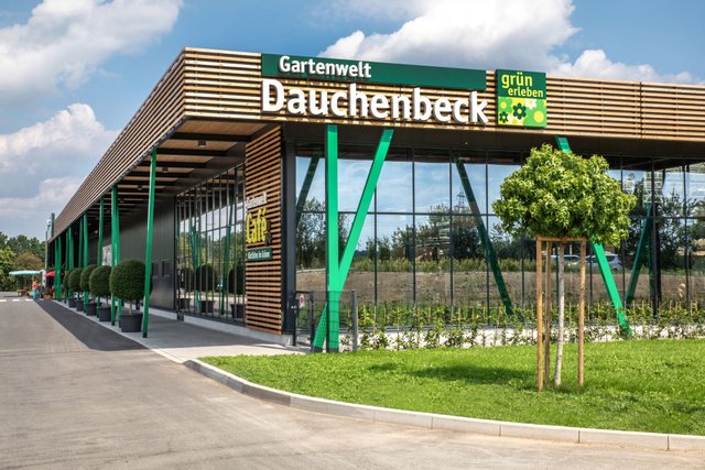 Außenansicht der Gartenwelt Dauchenbeck