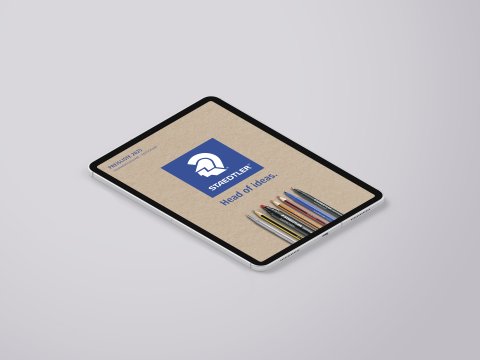Digitale Version des Generalkatalogs auf einem iPad