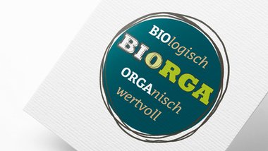 Biorga Hauert Siegel für biologischen Dünger