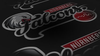 Logo der Basketballmannschaft Falcons aus Nürnberg