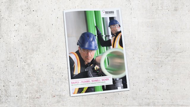 Broschüre des Kommunikationskonzepts Industrierohre