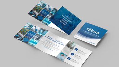 Mockup des Filtura Flyers