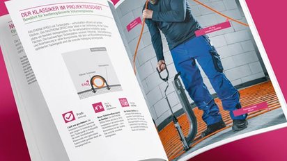 Blick in die Broschüre des Projekts Fachhandwerker