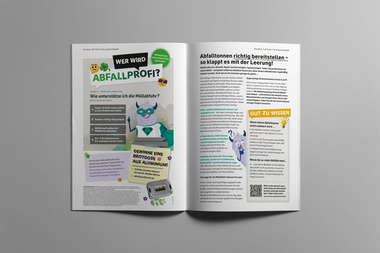 Anzeige der Abfallwirtschaft Fürth zum Thema "Wer wird Abfallprofi 2023?"