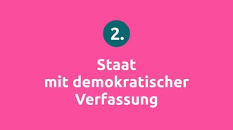 Staat mit demokratischer Verfassung