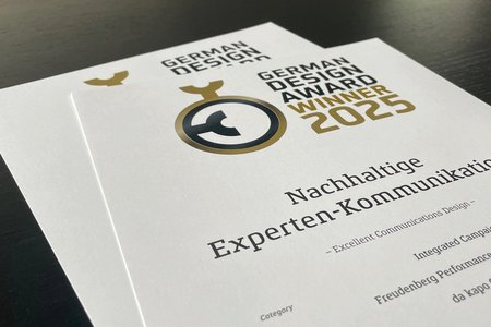 Urkunde German Design Award 2025