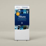 Roll-Up mit dem Keyvisual von Filtura