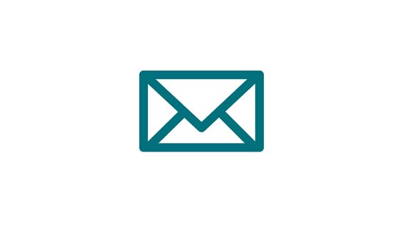 Icon Brief stellvertretend für eine Mail zum Thema nachhaltige Webseiten.