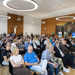 SustaiNable Conference 2024. Blick auf das Audit im Feuerbachsaal