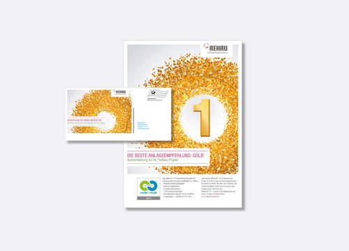 Broschüre von Rehau zur Cradle-to-cradle Kommunikationskampagne