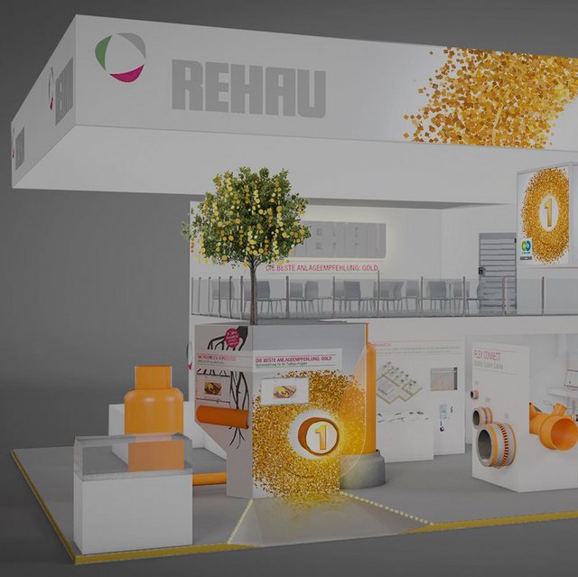 Blick auf den Messestand des Projekts Cradle-to-cradle