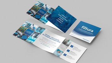 Mockup des Filtura Flyers