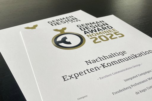 Urkunde German Design Award 2025